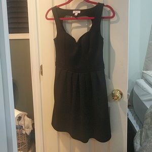 Candies black heart cutout dress | Medium